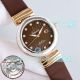 Swiss Replica Omega 34mm De Ville Ladymatic Yellow Gold Case Black Face Watch (6)_th.jpg